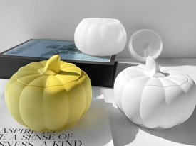 Molde silicona alhajero calabaza